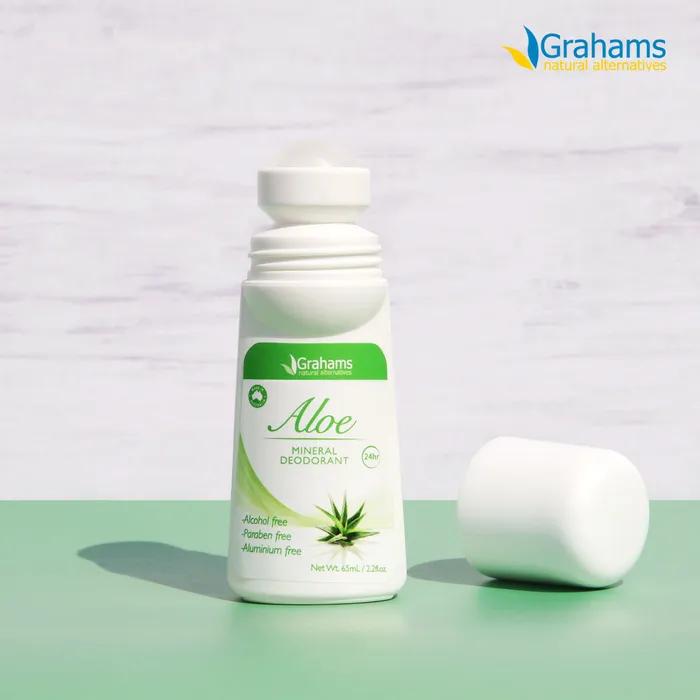 Natural Mineral Deodorant Roll-on Aloe 65mL
