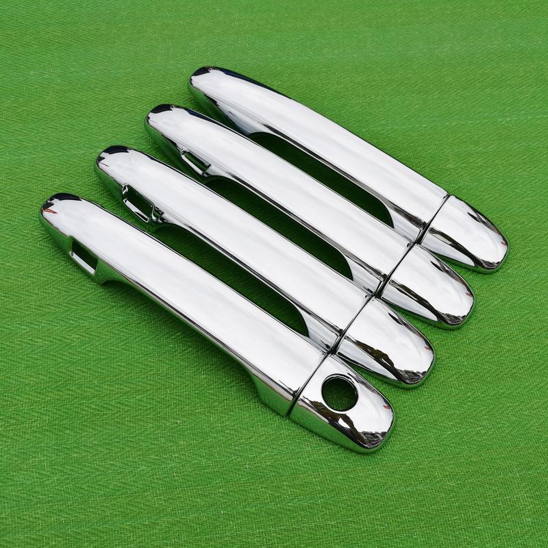 for Toyota 30 Prius Luxurious Chrome Door Handle for Toyota Prius XW30 2010 - 2015 Covers Accessories Car Stickers Car Styling