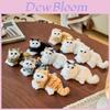 Realistic Cat Plush Toy Figurine Collectible Animal Model For Home Decor And Gift