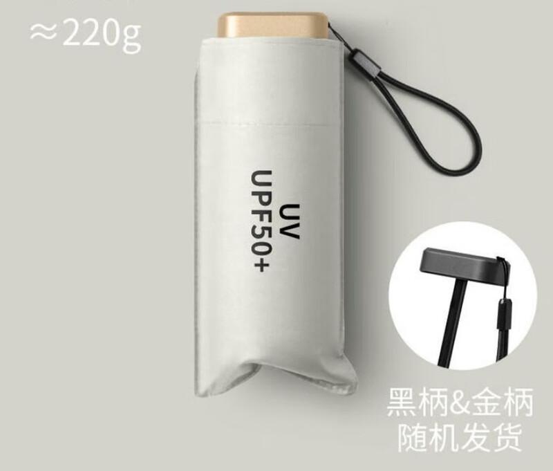 Compact Six-Fold Dual-Use Sun & Rain Umbrella