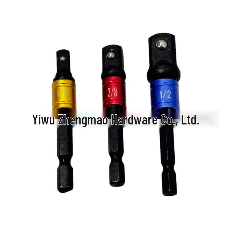 

Набор из 3 цветных стальных шариковых удлинительных гильз со стержнями (1/2, 1/4, 3/8)