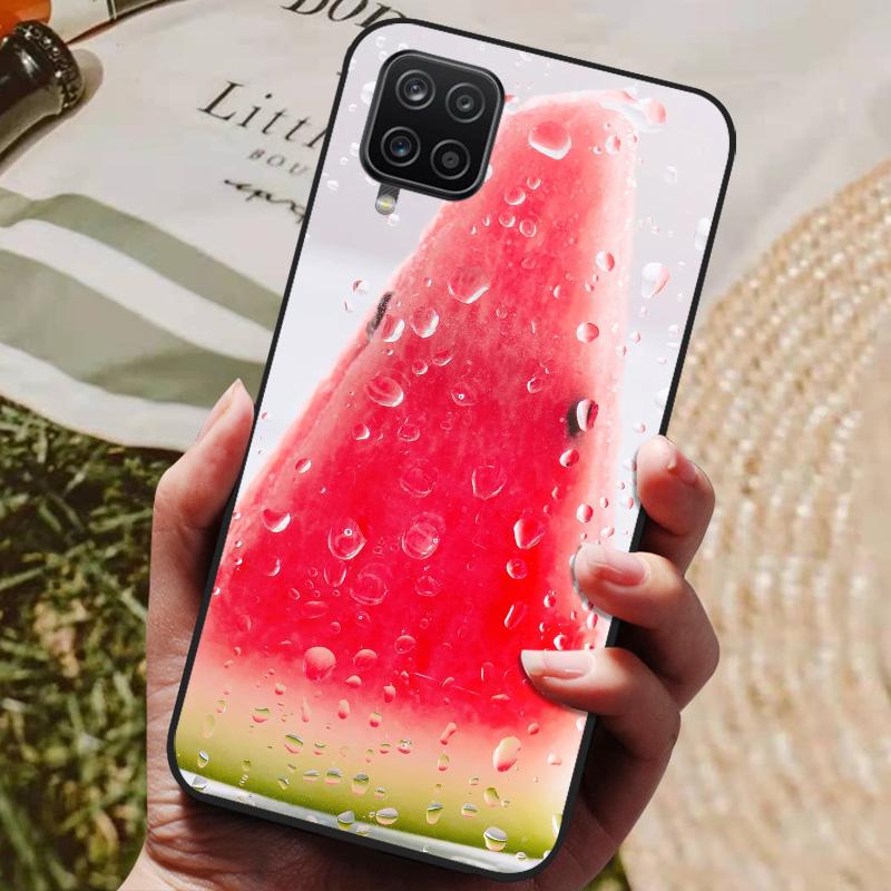 For Samsung Galaxy A12 Case Phone Cover Silicon Soft Back Cases For Samsung A12 Case Cat Fashion Bumper for Samsung A 12 Coque
