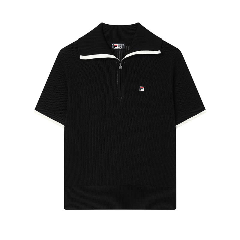 New FILA Knitwear Women's Jet Black F11W528407F-BK