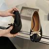 Fashion Fashion Strange Toe Female Butterfly-Knot Ladies Flats Shoes Footwear Shallow Flats Slip On Shoes For Women Summer Spring