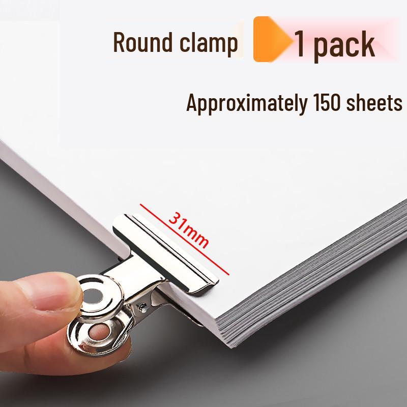Large Stainless Steel Stationery Clips for File Organization