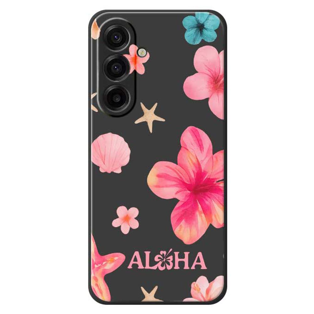 For Samsung Galaxy A17 5G Case Shell Flower Pattern Printing Straight Edge TPU Phone Back Cover