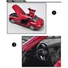 WELLY 1/24 Mercedes-Benz SLS AMG Alloy Car Model Diecasts & Toy Vehicles Collect Car Toy Boy Birthday Gifts