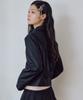 Short Jacket With Zeroplanet Ribbon [Black]