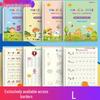 Children's Calligraphy Practice Book: English, Pinyin, and Number Groove Pen Control Training