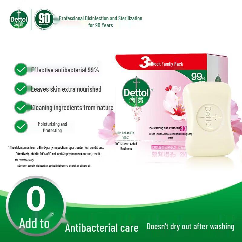 Dettol Healthy Antibacterial Moisturizing Soap (9 Bars)