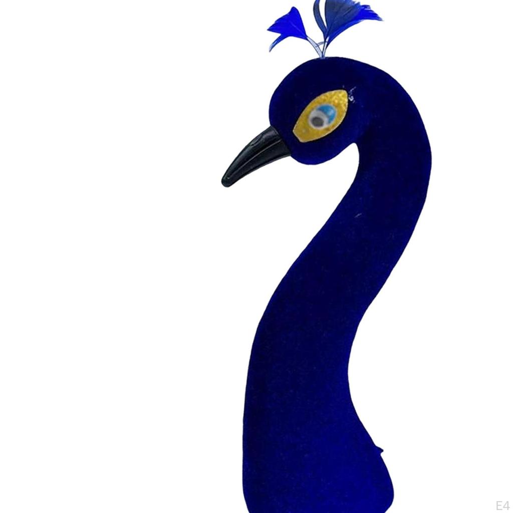 Floral Arrangement Supplies with Peacock Mannequin Head for Living Room and Evening Events