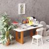 1/12 Dollhouse Simulation Miniature Desk Tea Table Dollhouse Furniture Model Dolls House Decor Accessories Pretend Play Toys