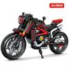 Klocki Budowlane MOC Samochód Moto Szybki Super Samochód Wyścigowy Motocykl Pojazd Klocki Zabawki Prezenty Miasto Retro Techniczny Motocykl Ozdoba