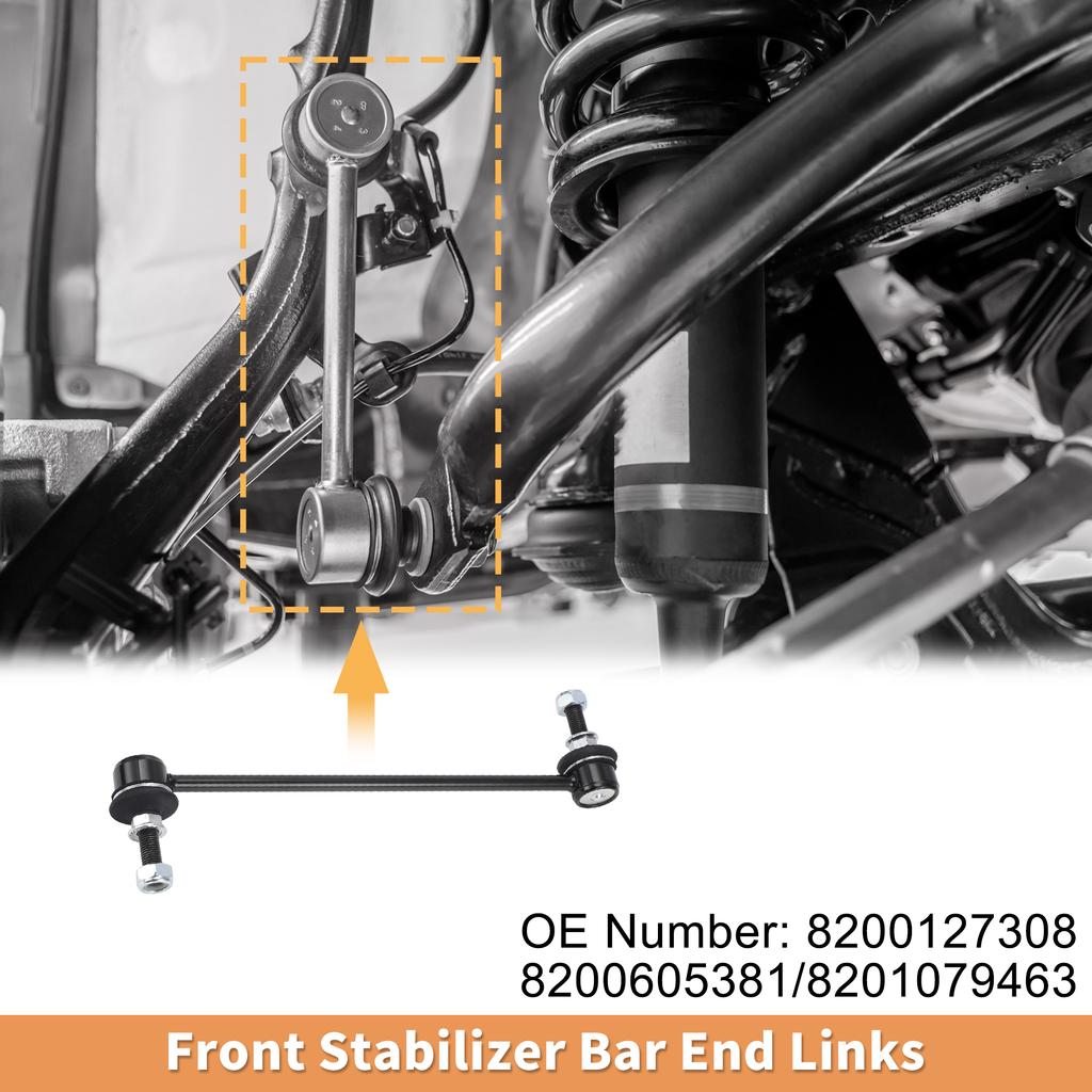 UXCELL 2pcs Front Sway Bar Links Stabilizer Link Kit for Ford Ecosport No.8200127308