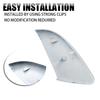 For Honda Civic 10th 2016- White Car Right Side Rearview Mirror Cap Cover .