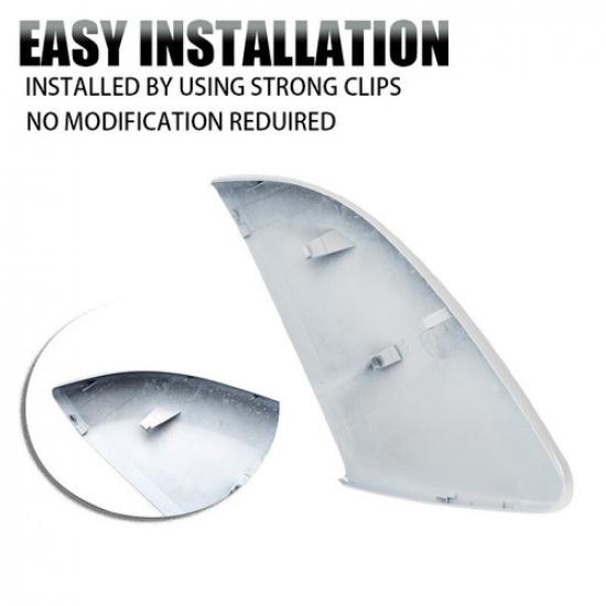 For Honda Civic 10th 2016- White Car Right Side Rearview Mirror Cap Cover .