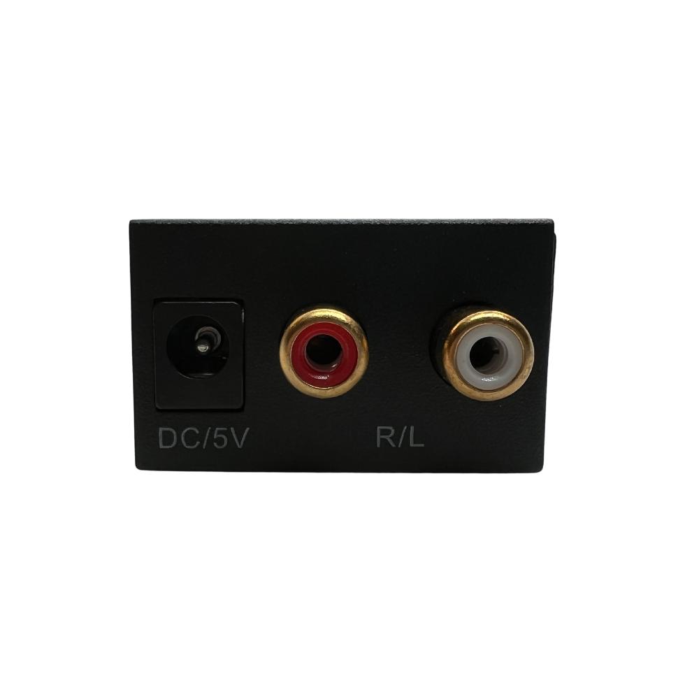 Konwerter Audio Dac Coaxial, Toslink - 2x Rca Converter Digital To Analog