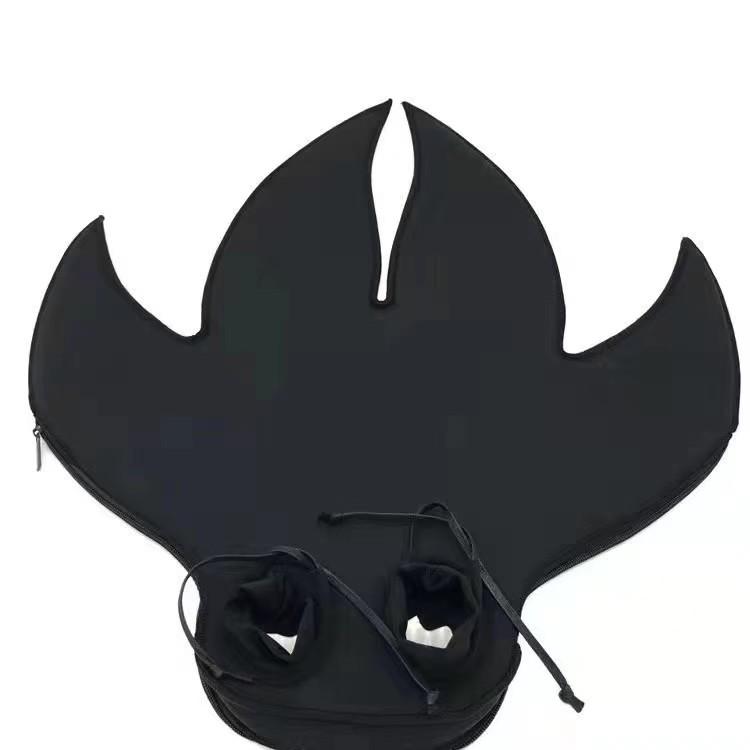 Mermaid One-Piece Monofin Whale Tail Flippers for Swimming and Diving