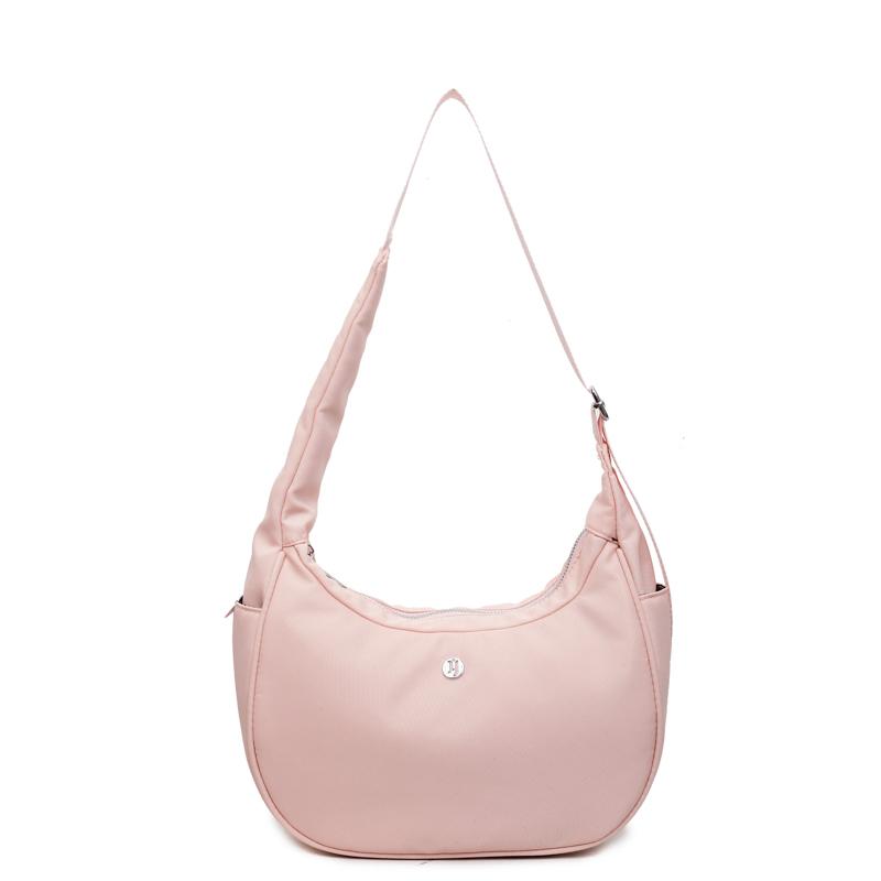 Design Solid Nylon Sweet Small Waist Bag Masculino Leisure Commuting Shoulder Bags Simple and Fashionable Women's Crossbody Bags