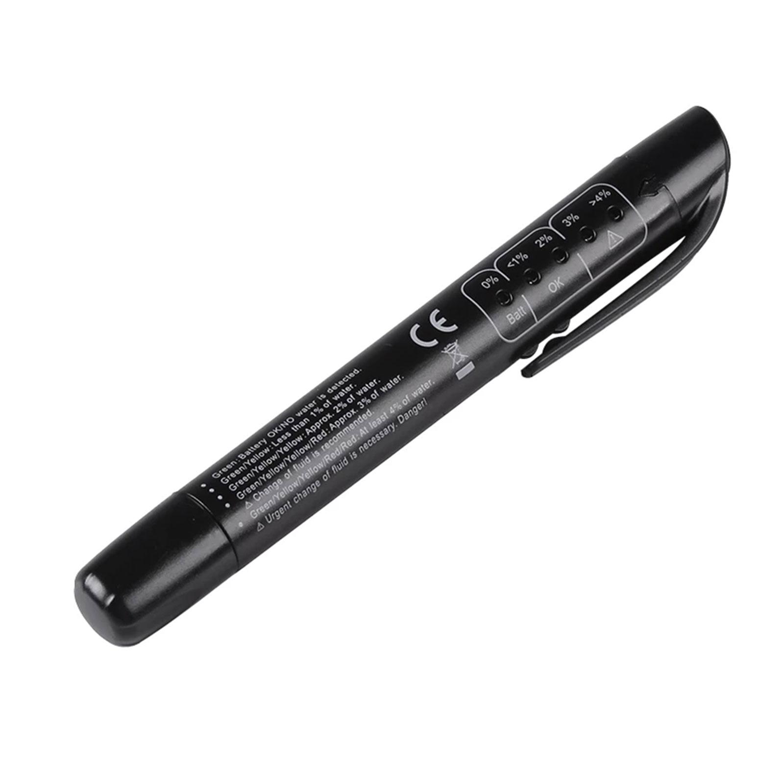 

Auto Liquid Testing Brake Fluid Tester Pen 5 LED Indicator Display For DOT3/DOT4 Dot5 Electronic Pen Brake Fluid Oil Tester