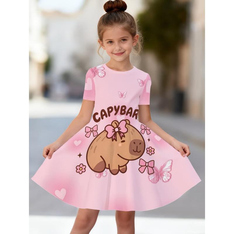Vestito per bambine Moda Capibara Vestiti per bambini Estate Vestiti per bambine Comodo