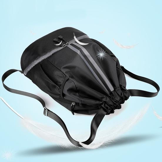 Αθλητική Τσάντα Γυμναστηρίου με Κορδόνι Σύσφιξης Μεγάλης Χωρητικότητας Τσάντα Ποδοσφαίρου Ρυθμιζόμενο Αθλητικό Σακίδιο Πλάτης με Θήκη για Μπάλα και Παπούτσια Αδιάβροχη Τσάντα Ντάφελ από Ύφασμα Oxford