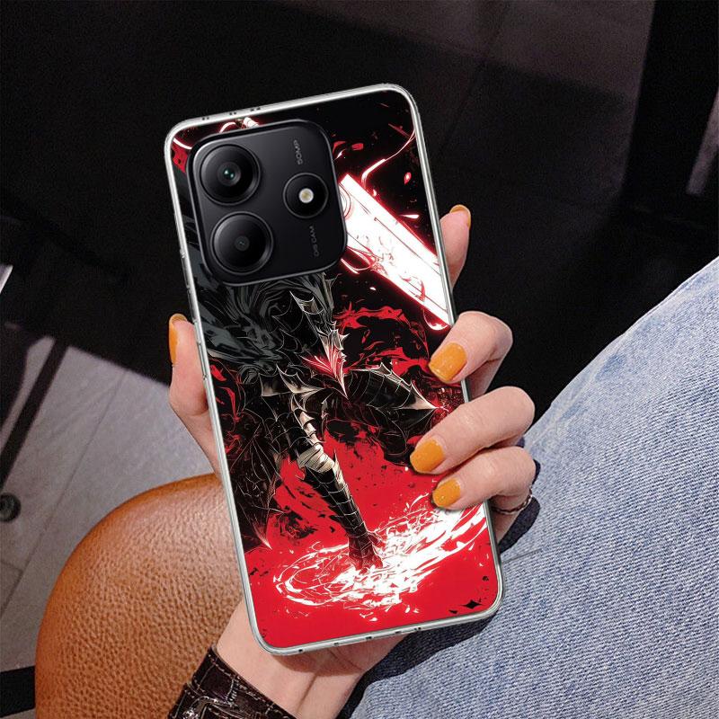 G-Guts B-Berserks Anime Phone Case For Xiaomi Redmi Note 15 14 13 12S 12 11 Pro Plus 14S 11S 11E 10 10S 11T 5G Personalized Cove