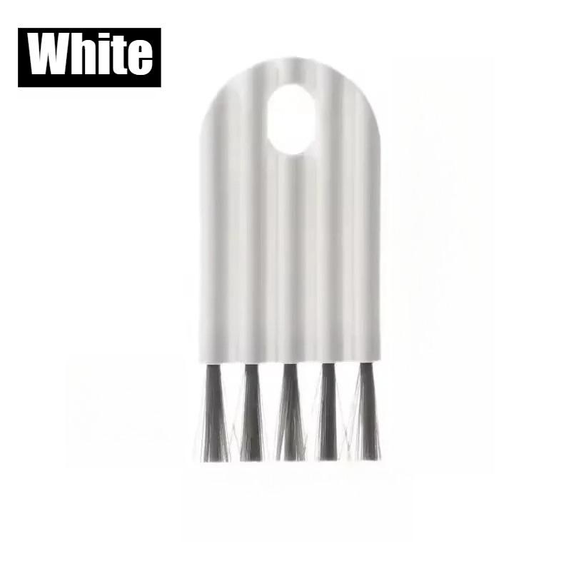 Multifunctional Flexible Gap Cleaning Brush Multi-Function Cup Brush Soft Brush Keyboard Cleaner Household Car Cleaning Tool White&Grey
