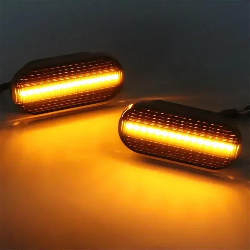 For Nissan Tiida C11 Note E11 NE11 Micra K12 NP300 Navara D40 Qashqai J10 Pathfinder Dynamic LED Side Marker Light Signal Blinke