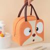 Cartoon Animals Pattern Thermal Lunch Bags Waterproof Lunch Box Handbag Tote Lunchbox Bag  Children