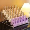 1pc Manicure Tools Nail Polish Display Rack, Nail Polish Glue Storage Box, Nail Shop Eye Shadow Cosmetics Desktop Organizer