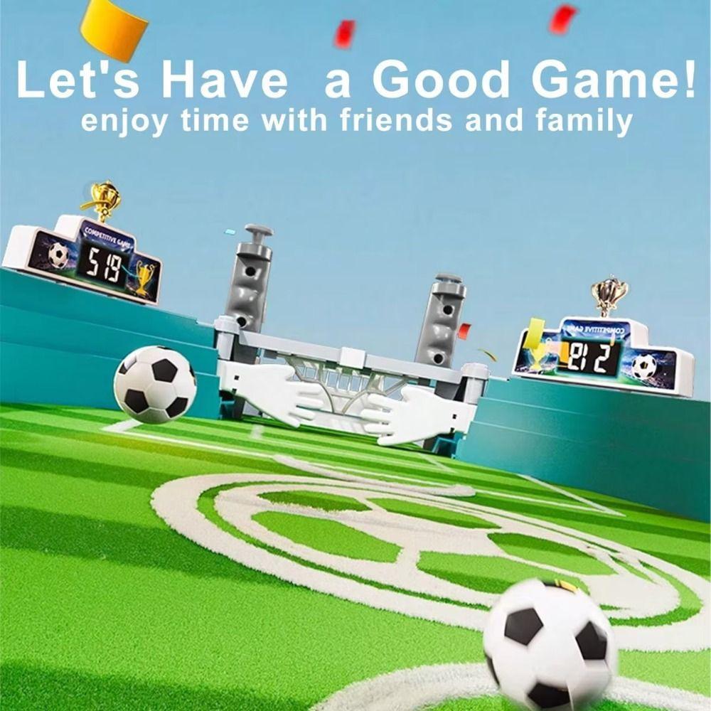 Competitive Tabletop Soccer Toys Ejection Type Mini Table Football Toys Children