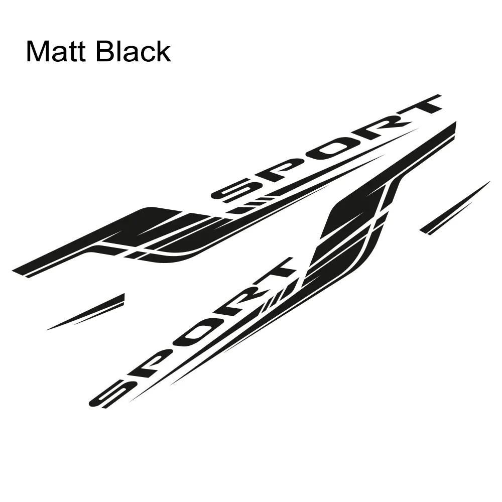 2PCS Car Door Side Stickers Waterproof Vinyl Decals Self-adhesive PVC Car Body Decoration Stickers Accessories For Honda Type-R