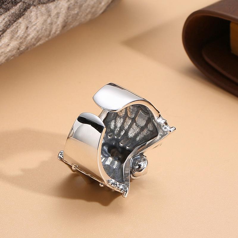 Popular Spider Ring Opening Adjustable Punk Style Domineering Men's Ring Fashion