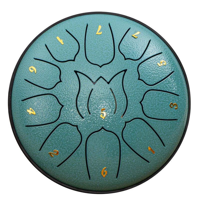 Notes 11 Rain Chime Drum Steel Tongue Drum Music Instrument Tool Educational