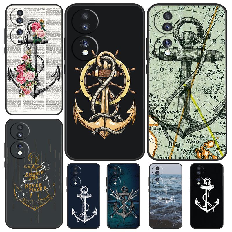 Anchor Sea Beach Case For Honor X9b X9a X8a X7a X6a X6 X7 X8 X9 8X 9X Honor Magic 5 Pro 50 70 90 Lite Cover