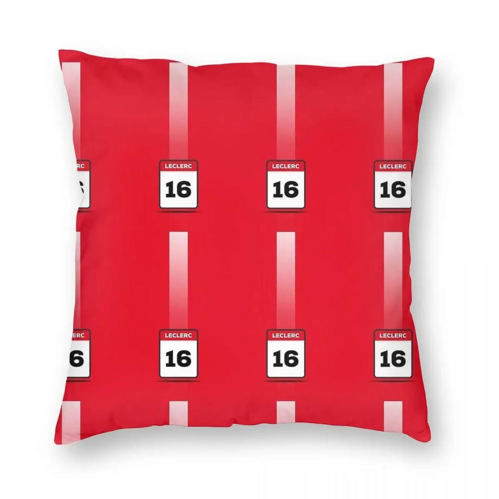 Charles Leclerc Eras Tour Kissenbezug Bedruckter Polyester Kissenbezug Geschenk Wurfkissenbezug Abdeckung Zuhause Quadratisch 18''