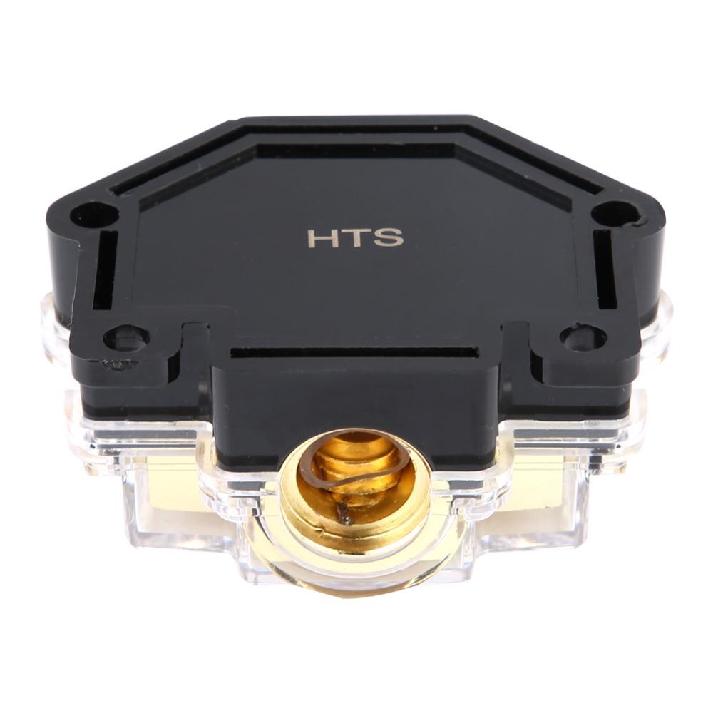 1 in 5 Way Out Power Distributor Block Outlet 1 * 2GA+2*4GA+2*8GA Fuse Holder  Automobile Vehicle