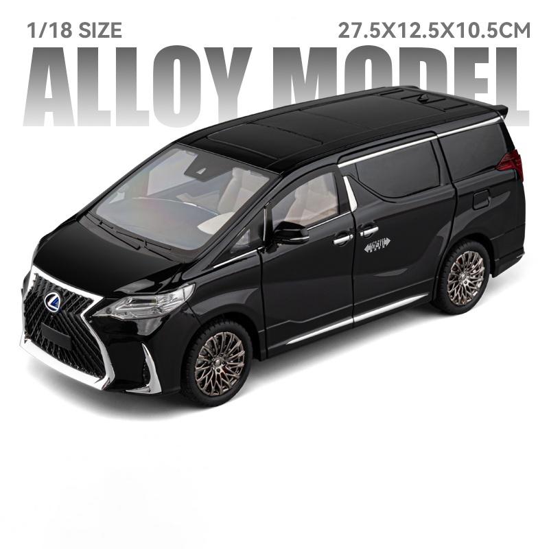 

1:18 Toyota Vellfire Alphard LM300 MPV Alloy Metal Diecast Model Car High Simulation Collectibles Home Furnishings Holiday Gifts