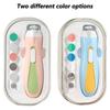 Infant Nails Care Tool Easy to Use Electric Baby Nails Filer Electric Nails File with Soft grindings Heads Safe for Baby