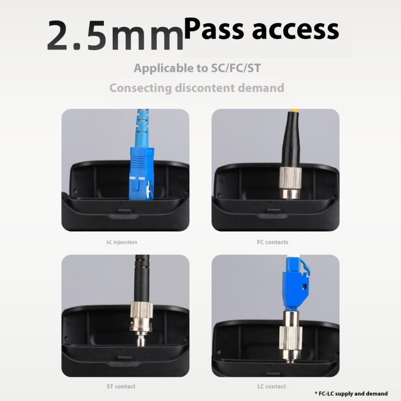 Portable Opticals Power Meter Featuring LED Flashlights And User Calibration For Accurate Attenuation Measurement