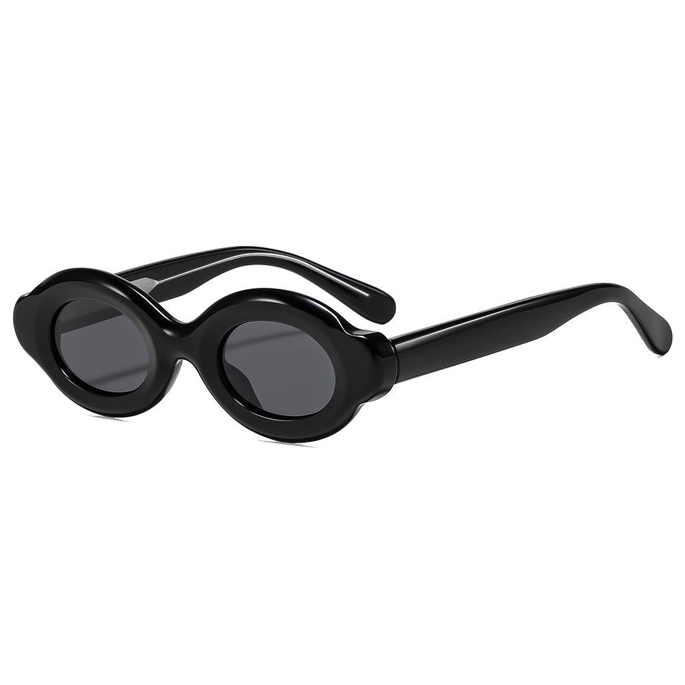 

New Retro Oval Sunglasses Fashion Streetwear Shades Regular