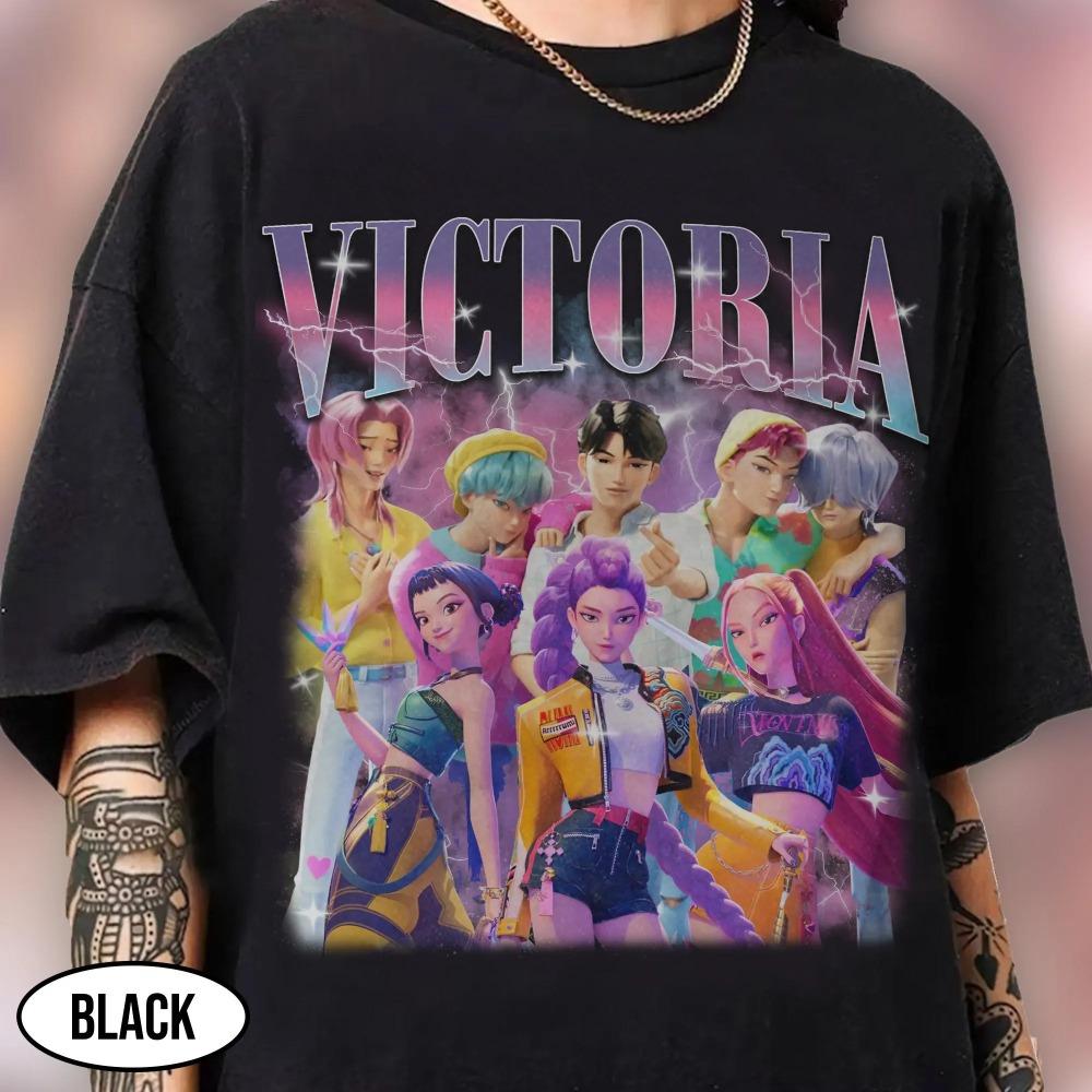 

Kpop Demon Hunters Shirt Personalized Huntrix Saja Boys Shirt Kpop Demon Hunters Birthday Shirt Huntrix Saja Boys Tee 2XL