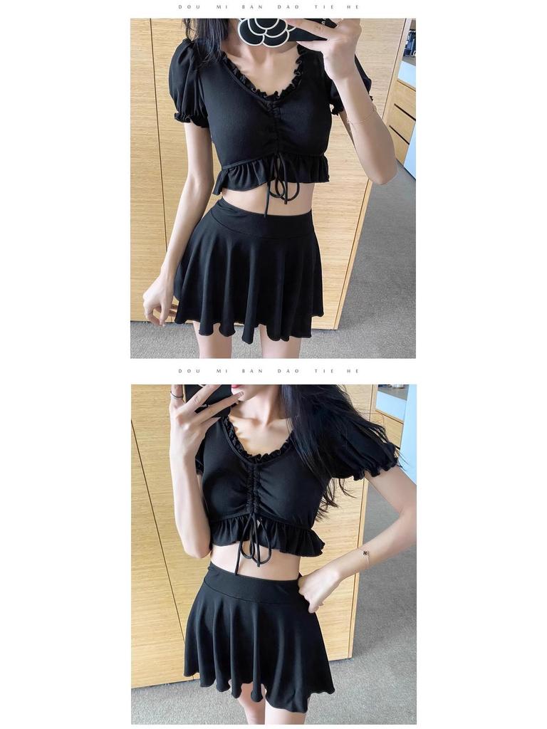 Women's Sexy Slimming Two-Piece Swimsuit: New Style, Perfect for Outdoor Hot Springs and Vacations