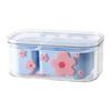 Double-Layer Drainer Basket with Leakproof Lid, Food Storage Container,