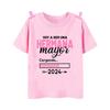 I Will Become The Best Sister in The World Kids Shirt Baby Announcement Tshirt  Spanish Print Girls Tops Child Short Sleeve Tee