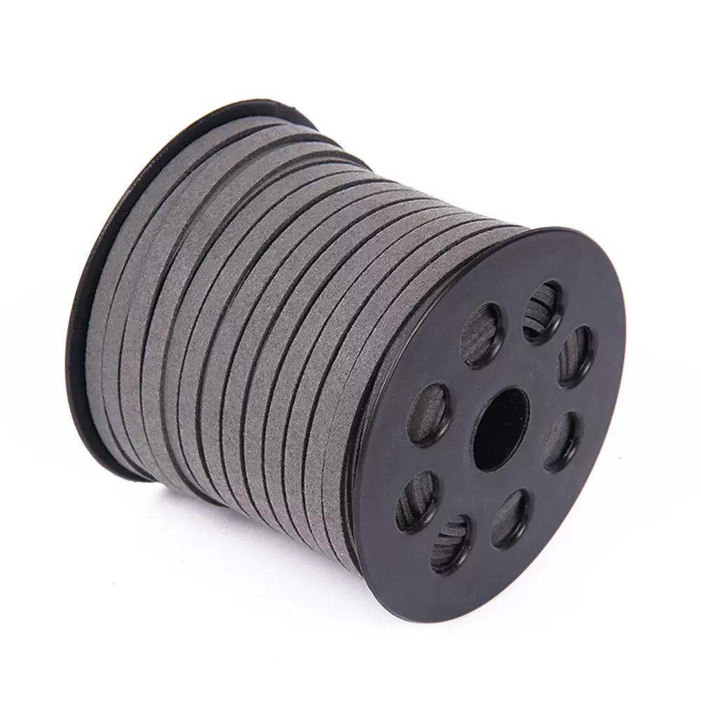 5mm Doppelseitiges Koreanisches Samt-Wildlederband für DIY-Schmuck, Armbänder, Geschenkboxdekoration und Bindeband.