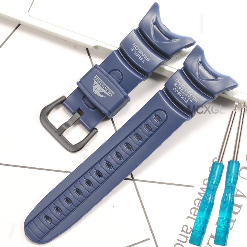 Resin Strap For Casio SPF-40 Watch Strap Band 10045754 Bracelet Replacement Watch Band SPF40