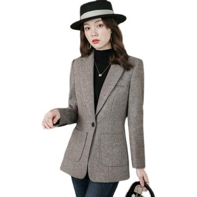 Women's Woolen Thick Suit Jacket