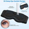 3D Sleep Eye Mask with Bluetooth Headset, Special Sleep Headset for Side Sleep, Zero Intraocular Pressure, Adjustable Sleep Eye Mask, Ultra-thin